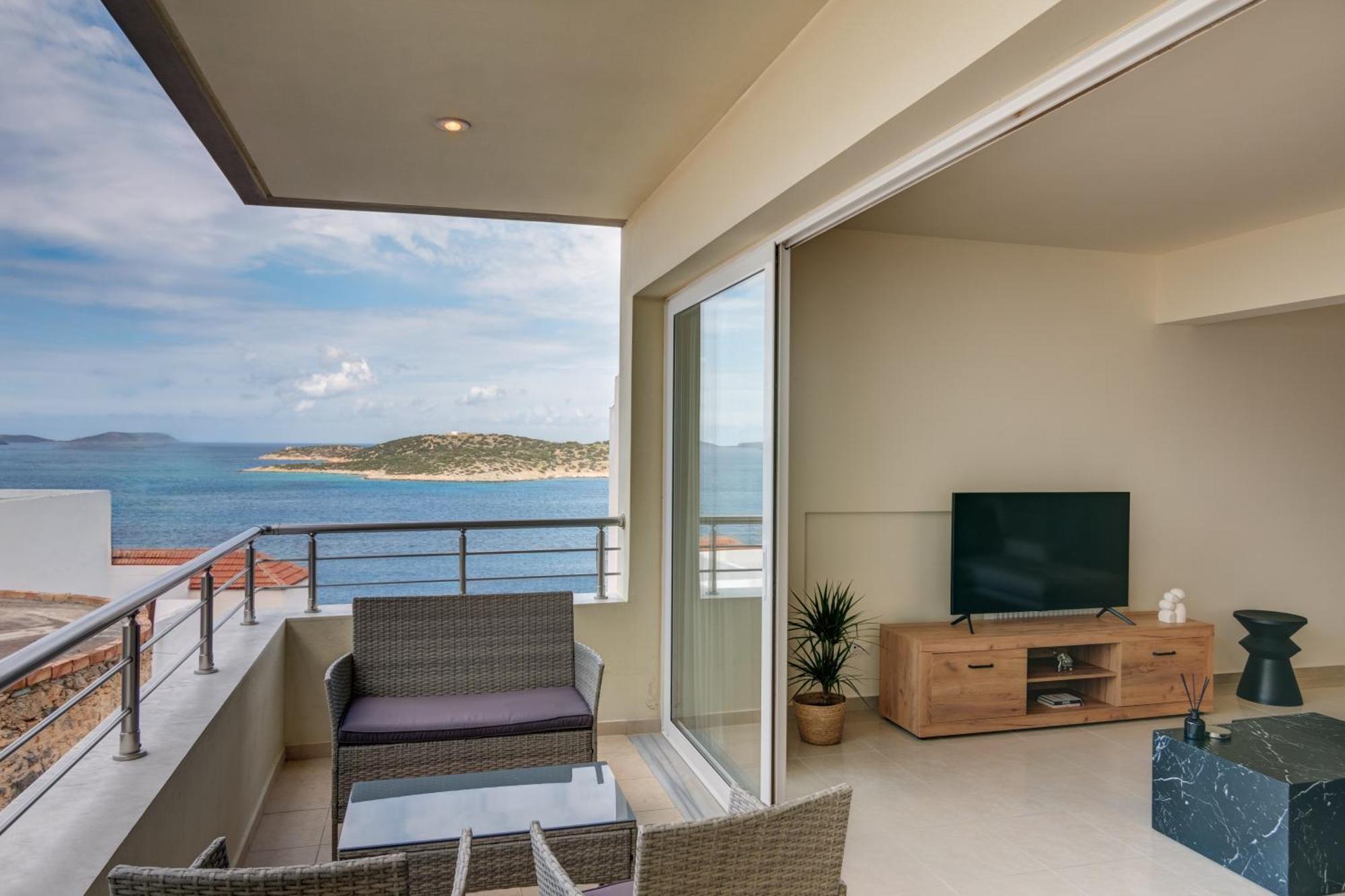 Oikies Luxury Apartments With Private Free Parking Area Agios Nikolaos  Luaran gambar