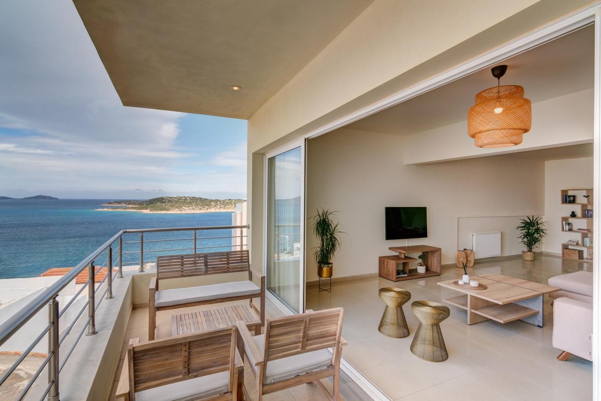 Oikies Luxury Apartments With Private Free Parking Area Agios Nikolaos  Luaran gambar